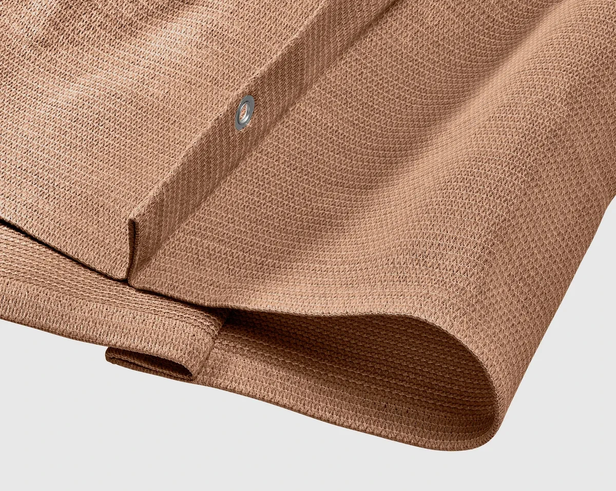 Platinum Optiva Aluminium Pergola Antraciet met Coolfit Schaduwdoek Zand 319 x 419 cm - Afbeelding 4